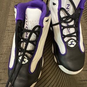 Nike Kids Black and Purple Sneakers